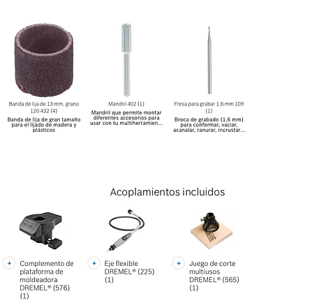 DREMEL® 4000 (4000-3/36 ACCESORIOS)