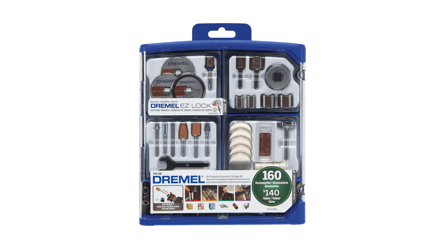 JUEGOS DE ACCESORIOS MULTIUSOS DREMEL® DE 160 PIEZAS (710) 1