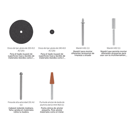 JUEGOS DE ACCESORIOS MULTIUSOS DREMEL® DE 160 PIEZAS (710)