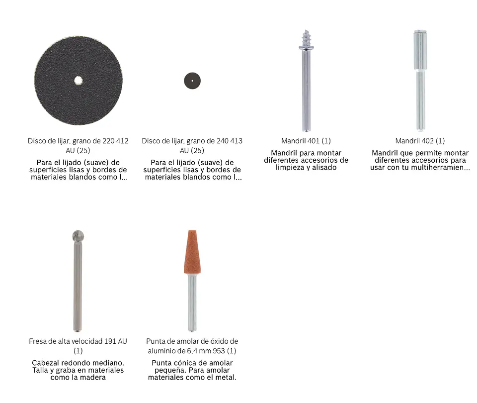 JUEGOS DE ACCESORIOS MULTIUSOS DREMEL® DE 160 PIEZAS (710) 2