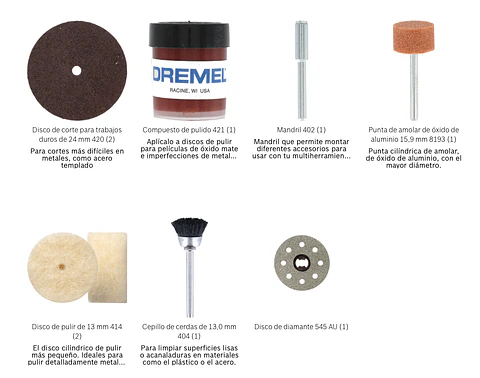 DREMEL® SERIE 3000 MOD 3000-N/10 ACC 