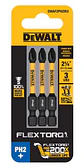 PUNTAS PHILLIPS 2-1/4'' N°2 3xDISPLAY FLEXTORQ DEWALT - Miniatura 1