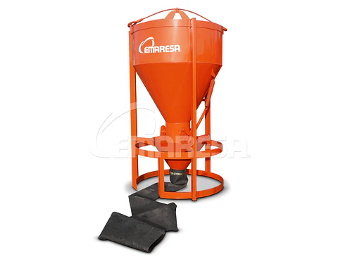 CAPACHO CONCRETERO CCMG 500 LTS  GUILLOTINA INCLUYE MANGA 3 M.