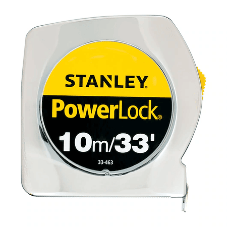 CINTA METRICA 10 MTS POWER LOCK 33-463S STANLEY