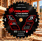 DISCO SIERRA MADERA ULTRA 7-1/4 24 DIENTES RCK0714024 ROLACK - Miniatura 1