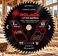 DISCO SIERRA MADERA ULTRA 7-1/4 60 DIENTES RCK0714060 ROLACK - Miniatura 1