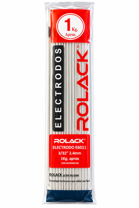 ELECTRODO ROLACK E 6011 3/32" 2,4mm - BOLSA 1 KG