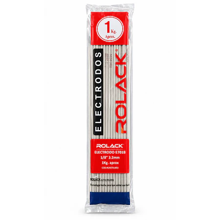 ELECTRODO ROLACK E7018 1/8” (3,2 MM) – BOLSA 1 KG