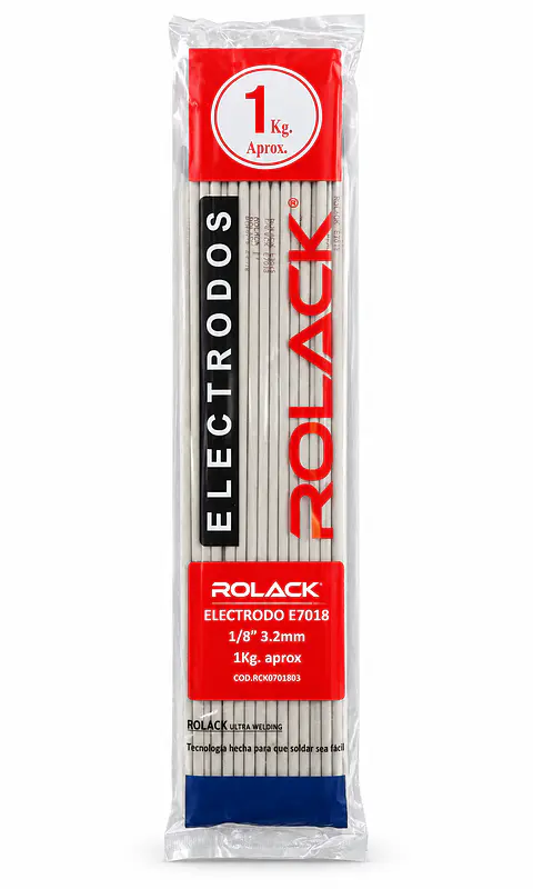 ELECTRODO ROLACK E7018 1/8” (3,2 MM) – BOLSA 1 KG