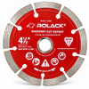 DISCO DIAMANTADO SEGMENTADO ROLACK 4½” (115 MM) – SEGMENTOS DE 10 MM PARA HORMIGÓN Y MAMPOSTERÍA 
