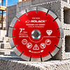 DISCO DIAMANTADO SEGMENTADO ROLACK 7” (180 MM) – SEGMENTOS DE 10 MM PARA HORMIGÓN Y MAMPOSTERÍA