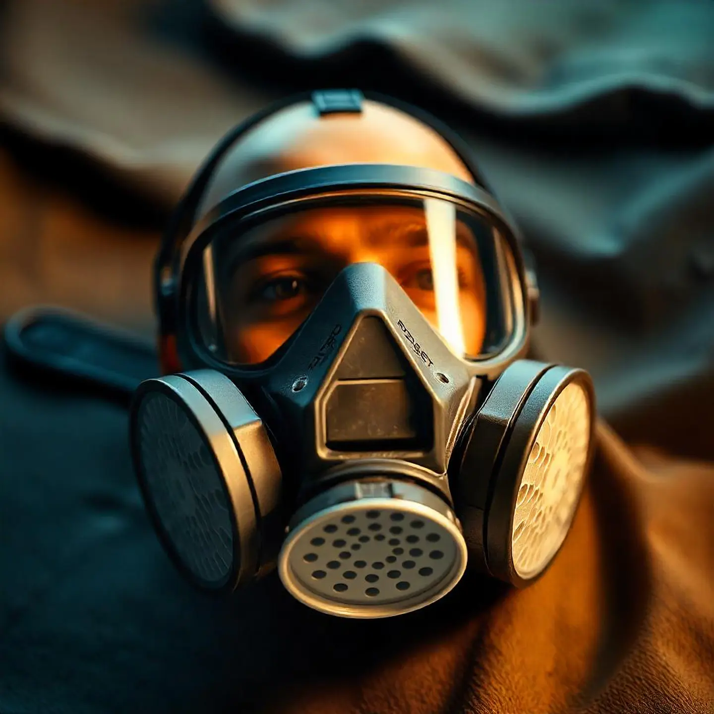 Respiratory Mask with Filters 2