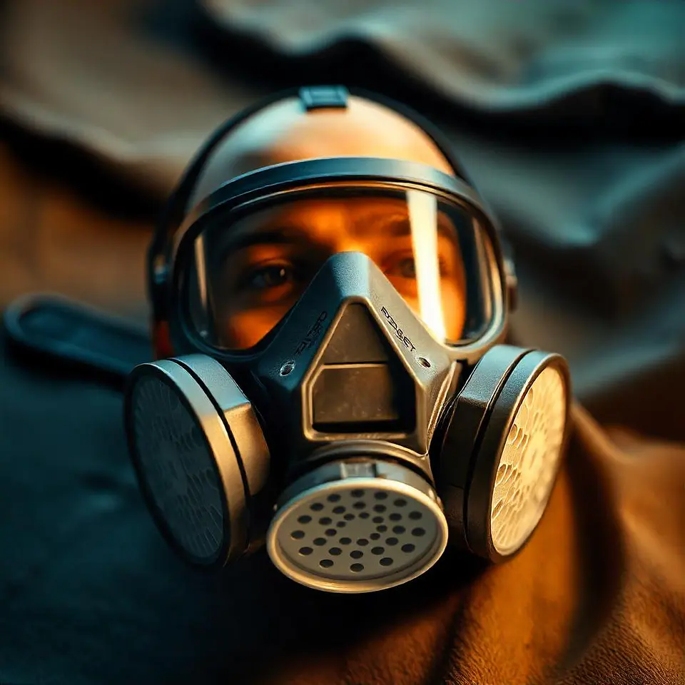 Respiratory Mask with Filters 2