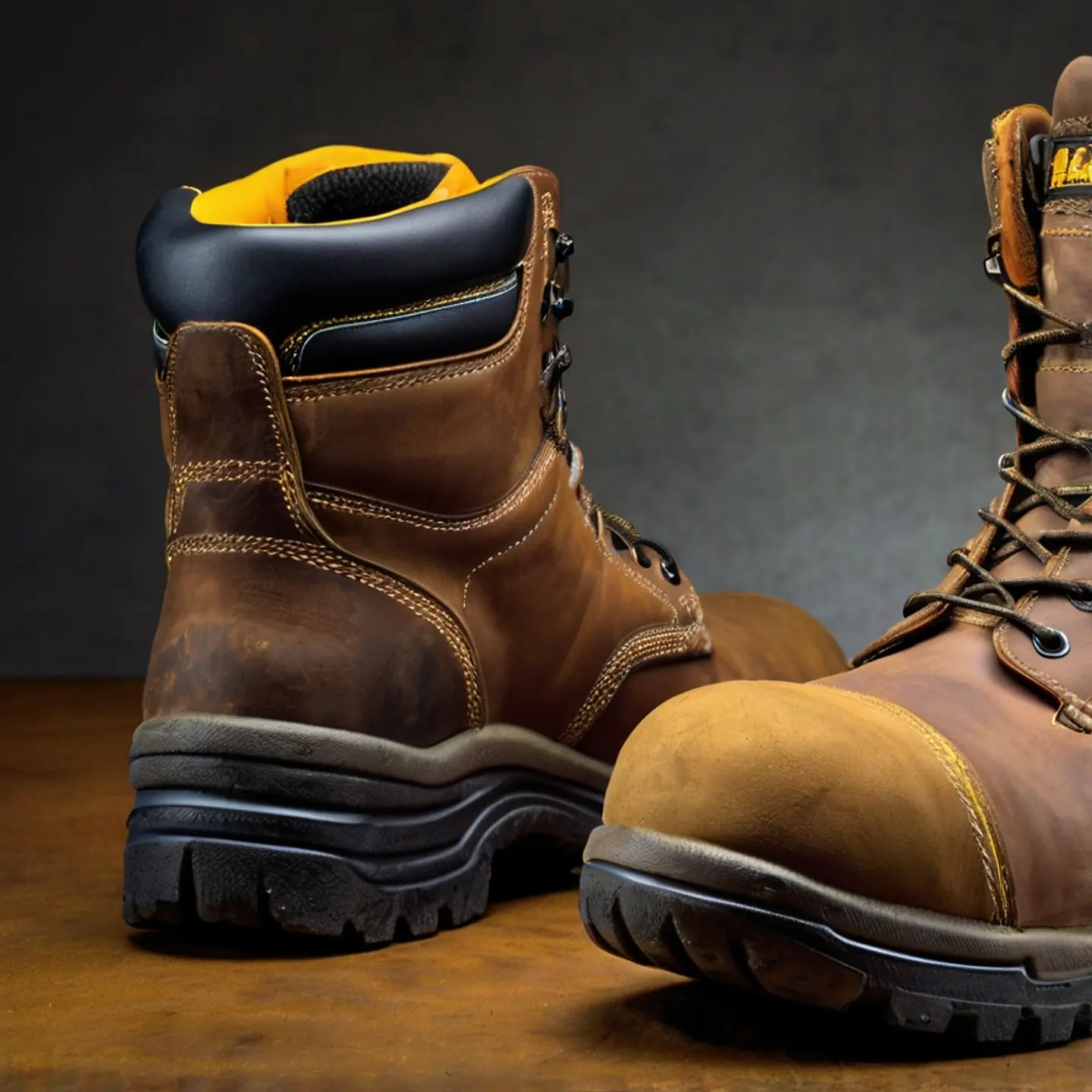 Safety Boots with Reinforced Steel Toe Cap 1