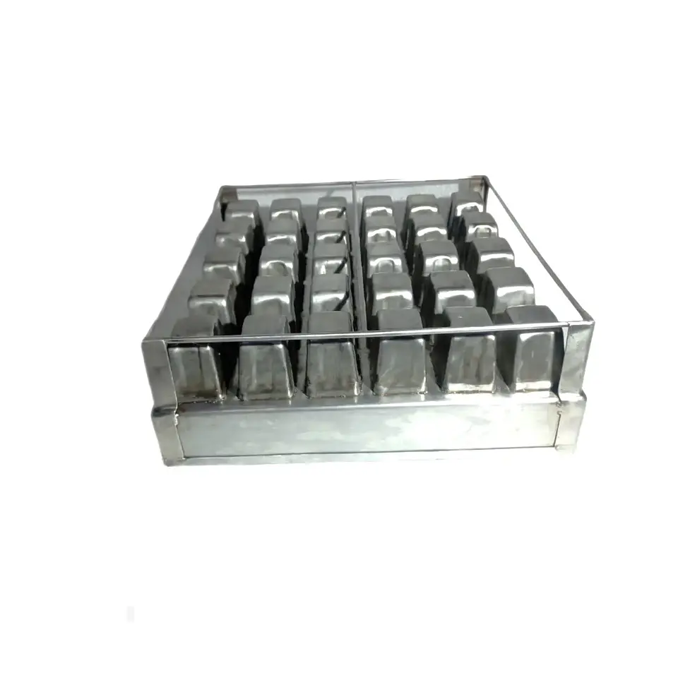 Moldes para paletas cuadradas troqueladas x30 unidades 2