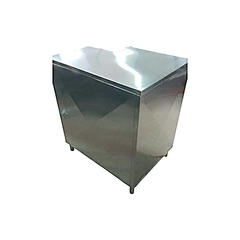 Mesón industrial esquinero en acero inoxidable
