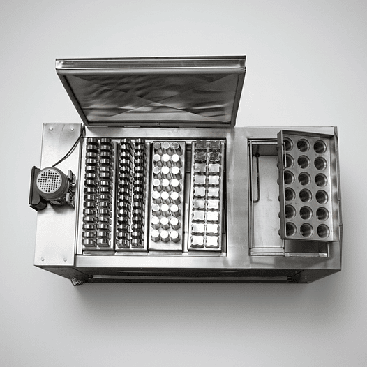 PLANTA PALETERA SALMUERA PARA 4 MOLDES CON BAÑO MARIA / DESMOLDADOR 3