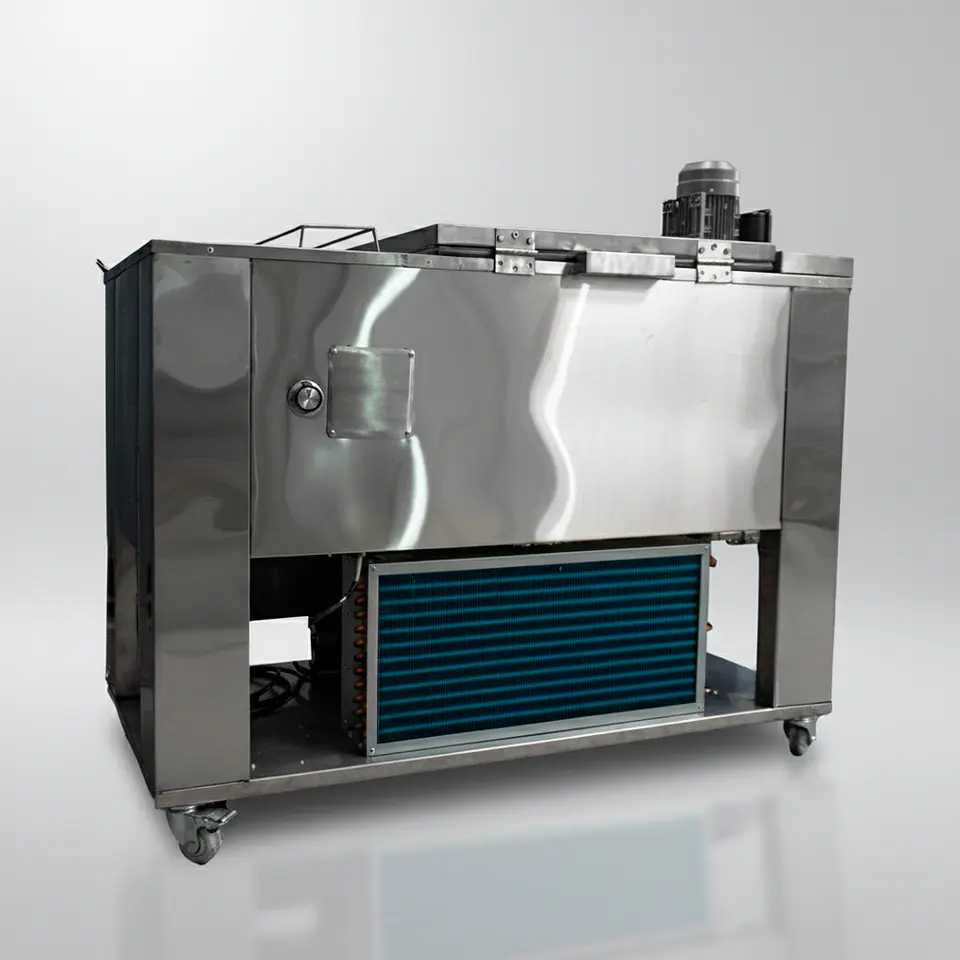 Maquina para hacer paletas salmuera x4 moldes con baño maria desmoldador 5