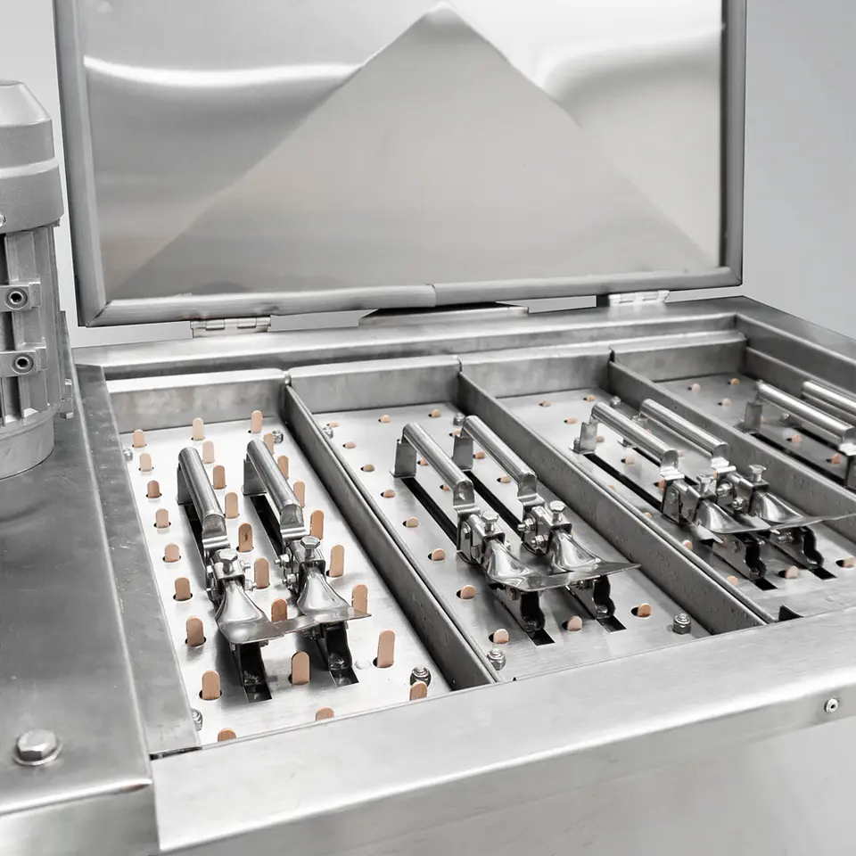 Maquina para hacer paletas salmuera sencilla x4 moldes 7