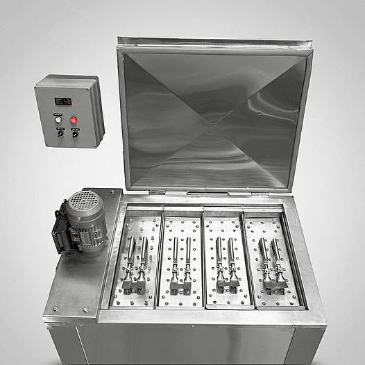 Maquina para hacer paletas salmuera sencilla x4 moldes 9