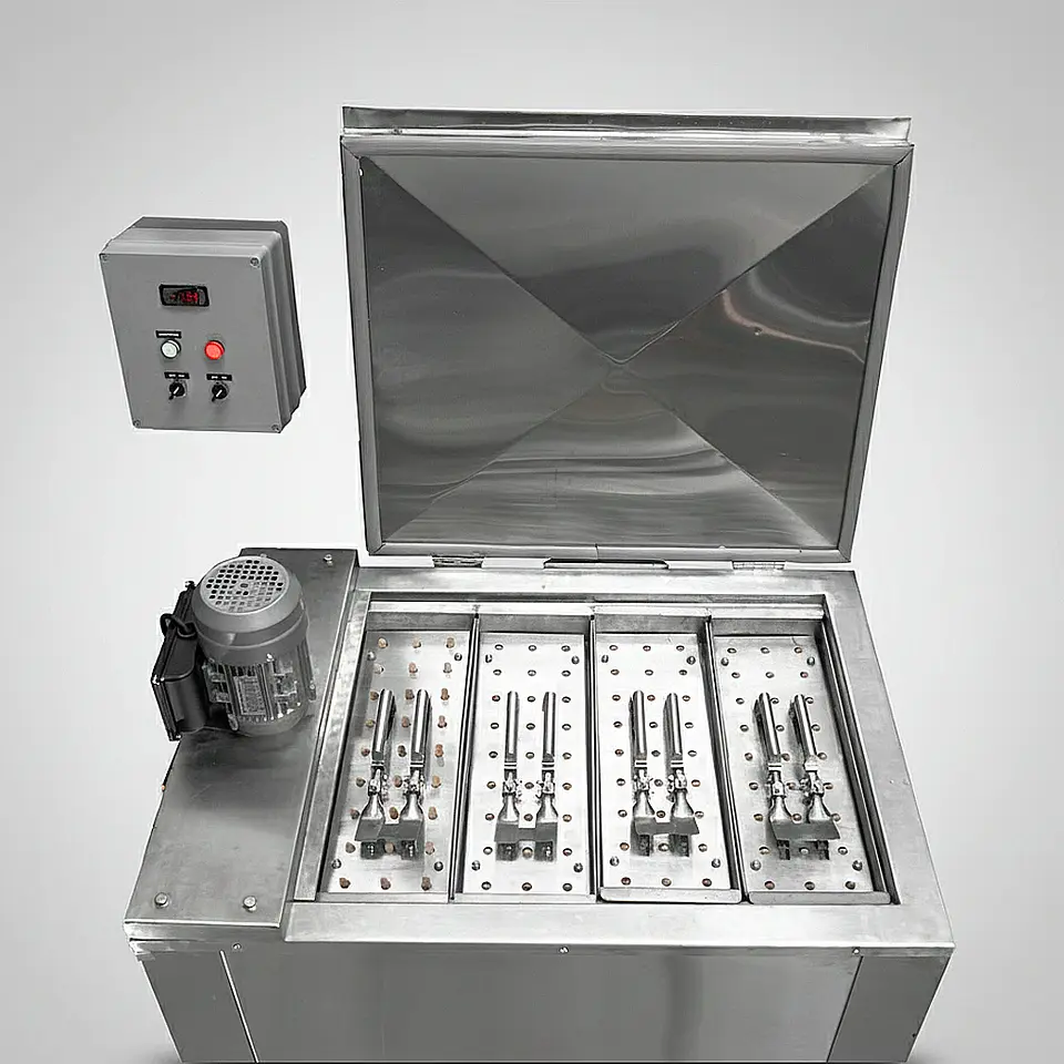 Maquina para hacer paletas salmuera sencilla x4 moldes 9