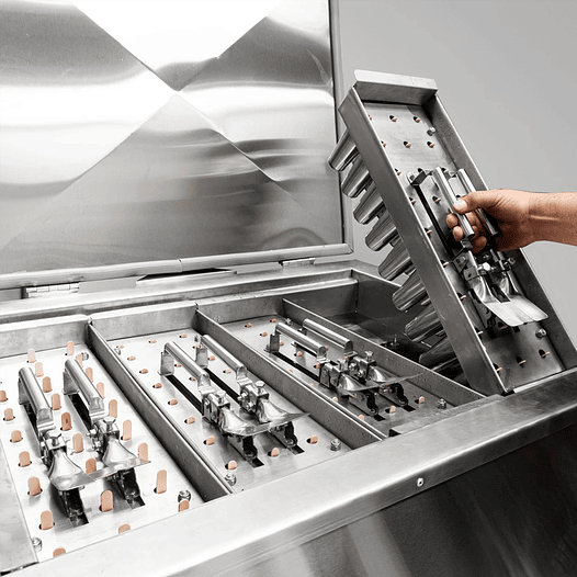 Maquina para hacer paletas salmuera sencilla x4 moldes 10