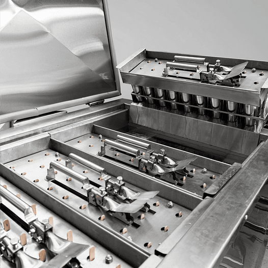 Maquina para hacer paletas salmuera sencilla x4 moldes 11