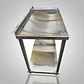 Mesa de Trabajo en Acero Inoxidable con Entrepaño y Ruedas (Con Salpicadero) - Miniatura 3