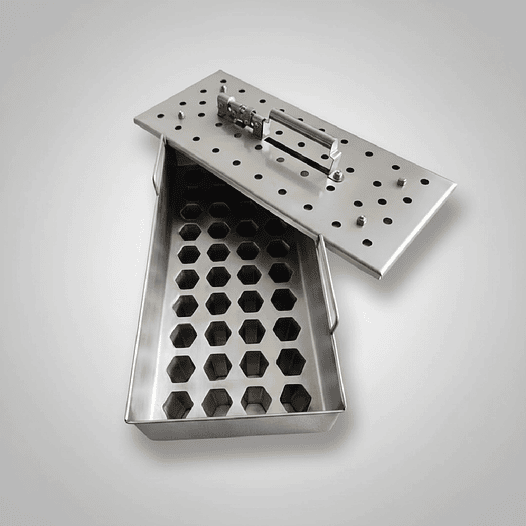 Molde para Paleta Hexagonal Tipo Turrón en Acero Inoxidable 6