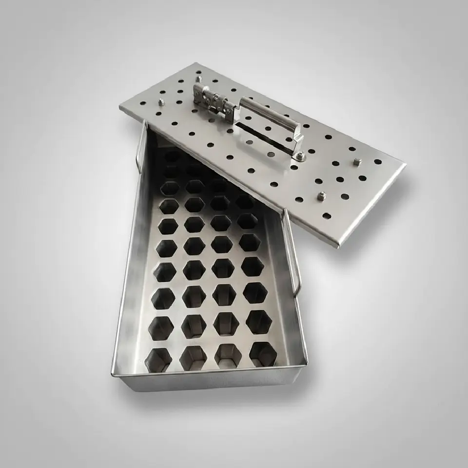 Molde para Paleta Hexagonal Tipo Turrón en Acero Inoxidable 6