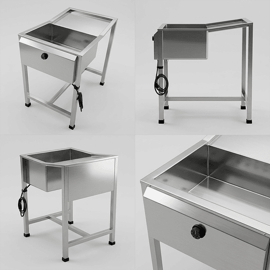 Baño María Desmoldador Industrial en acero inoxidable 4