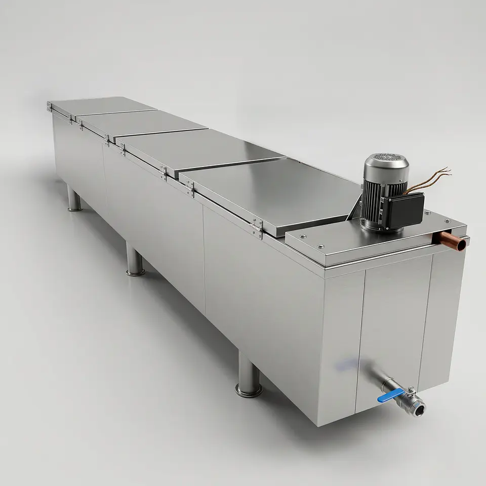 Maquina para hacer paletas salmuera x10 moldes con baño maria desmoldador 2