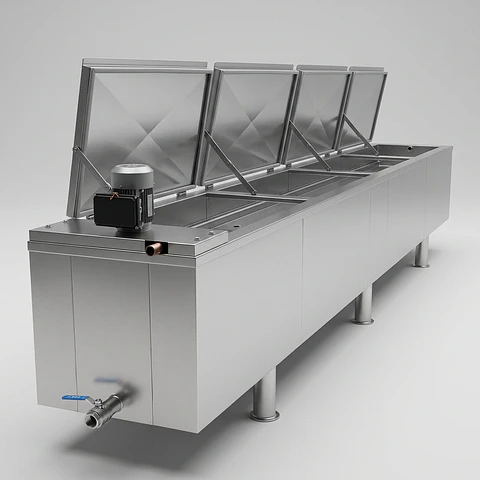 Maquina para hacer paletas salmuera x10 moldes con baño maria desmoldador