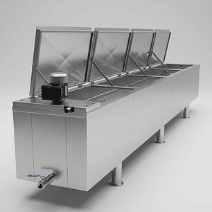 Maquina para hacer paletas salmuera x10 moldes con baño maria desmoldador