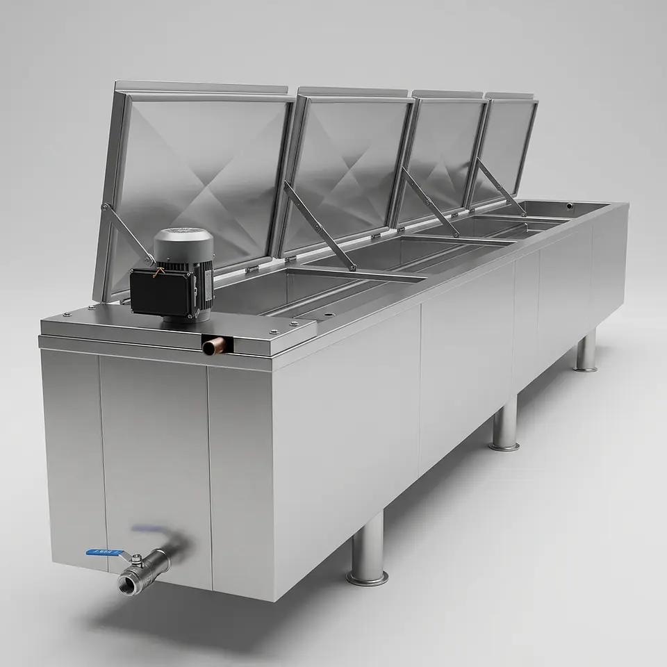 Maquina para hacer paletas salmuera x10 moldes con baño maria desmoldador 1