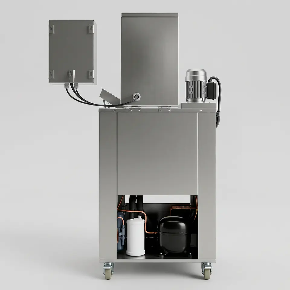 Maquina para hacer paletas salmuera sencilla x2 moldes 2