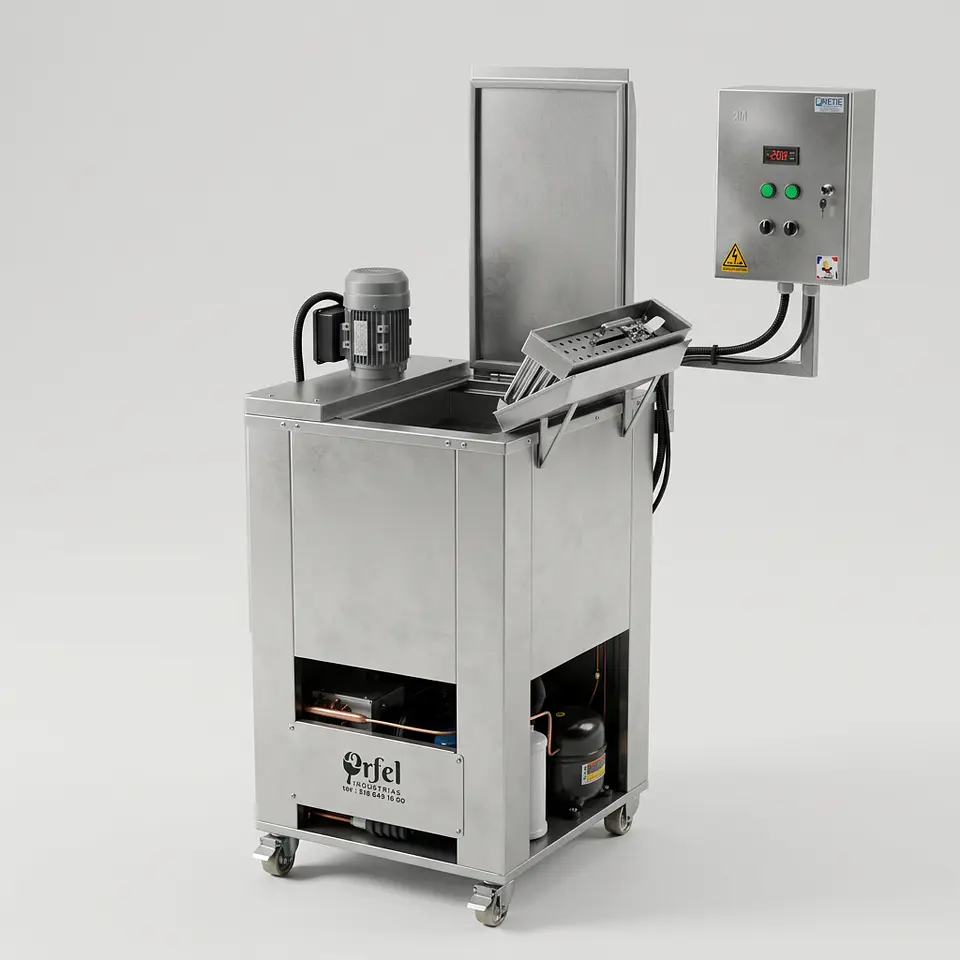 Maquina para hacer paletas salmuera sencilla x2 moldes 5