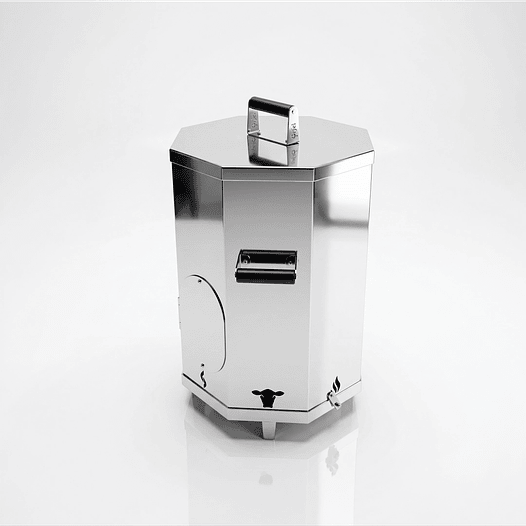 Barril para Asado en Acero Inoxidable | Asador Metálico para Carnes y BBQ 2