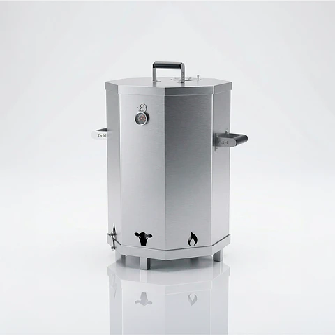 Barril para Asado en Acero Inoxidable | Asador Metálico para Carnes y BBQ