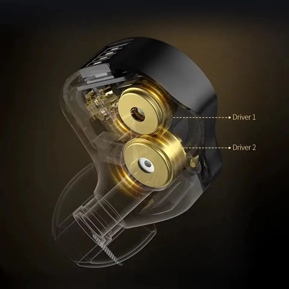 Audífonos KZ Pisces Hifi Dual Driver Switches | Cable USB-C 11