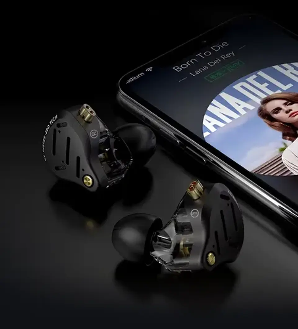 Audífonos KZ Pisces Hifi Dual Driver Switches | Cable USB-C 13
