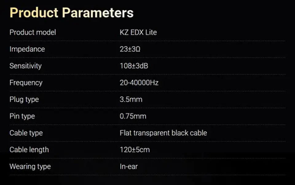 Audífonos KZ EDX Lite Hifi IEM 1DD | Con Micrófono 8