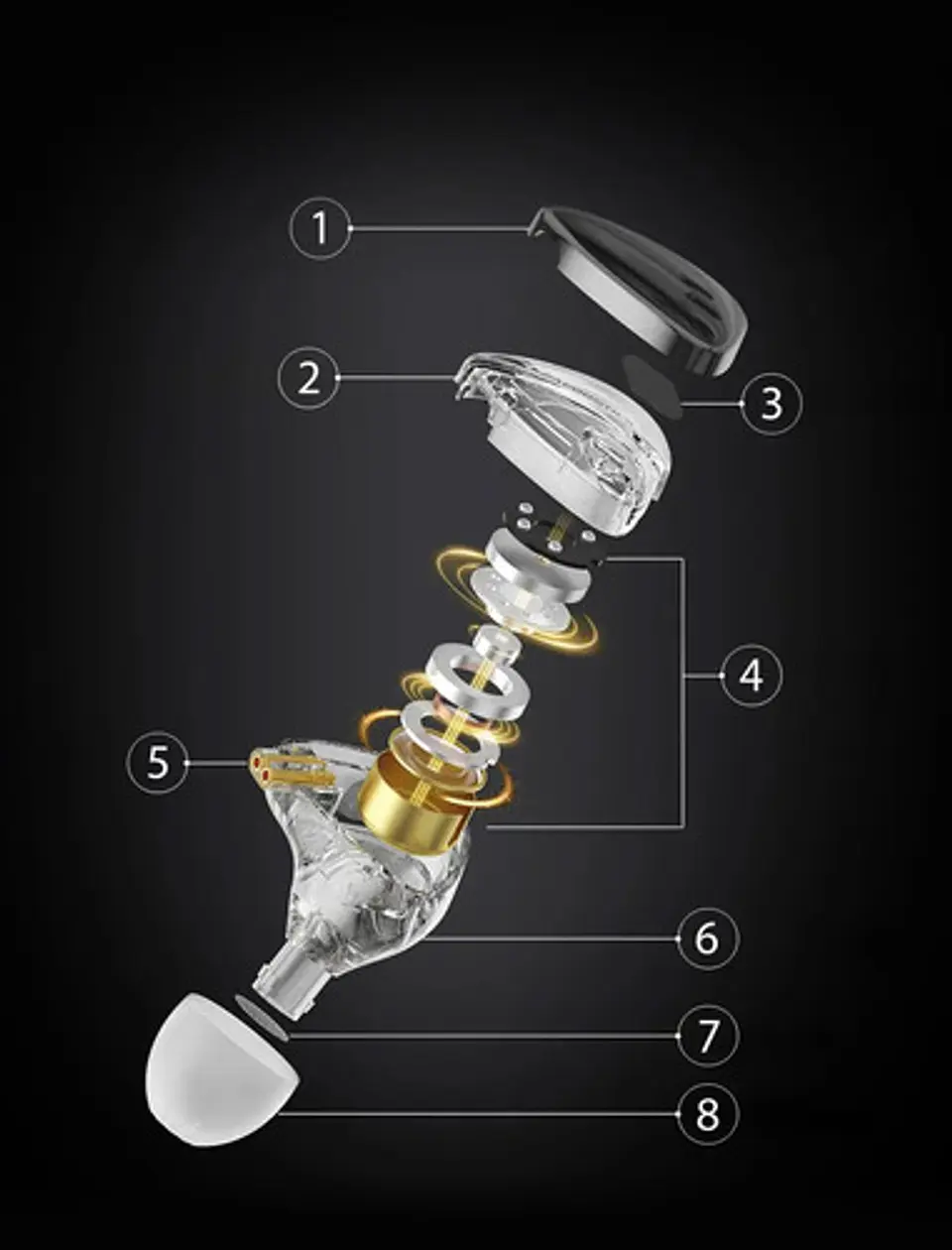 Audífonos KZ Libra Hifi Balanced Version 1DD | Sin Micrófono 6
