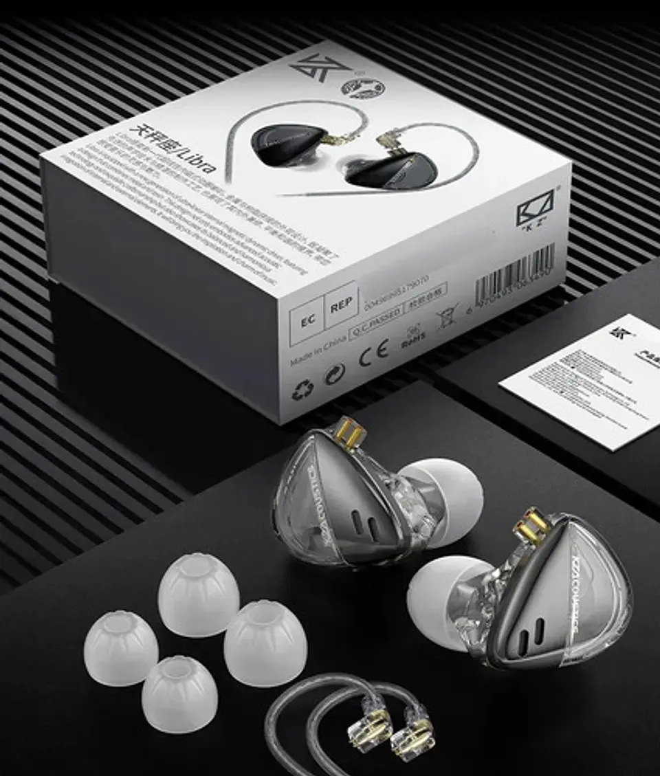 Audífonos KZ Libra Hifi Balanced Version 1DD | Sin Micrófono 8