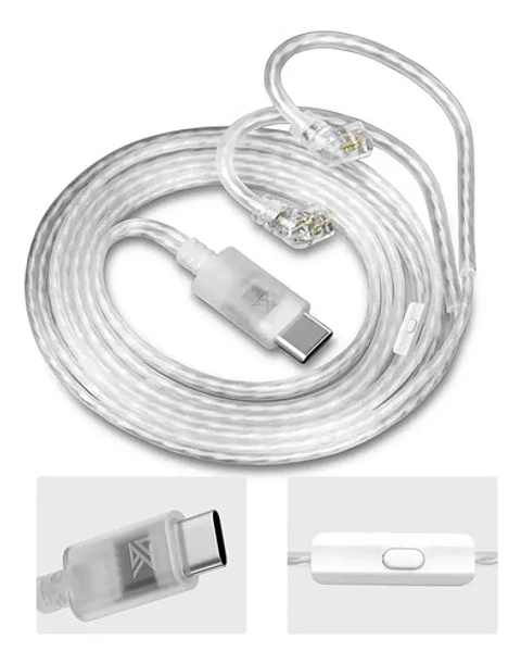 Cable KZ DAC USB Tipo C Con O Sin Micrófono | Inearstore