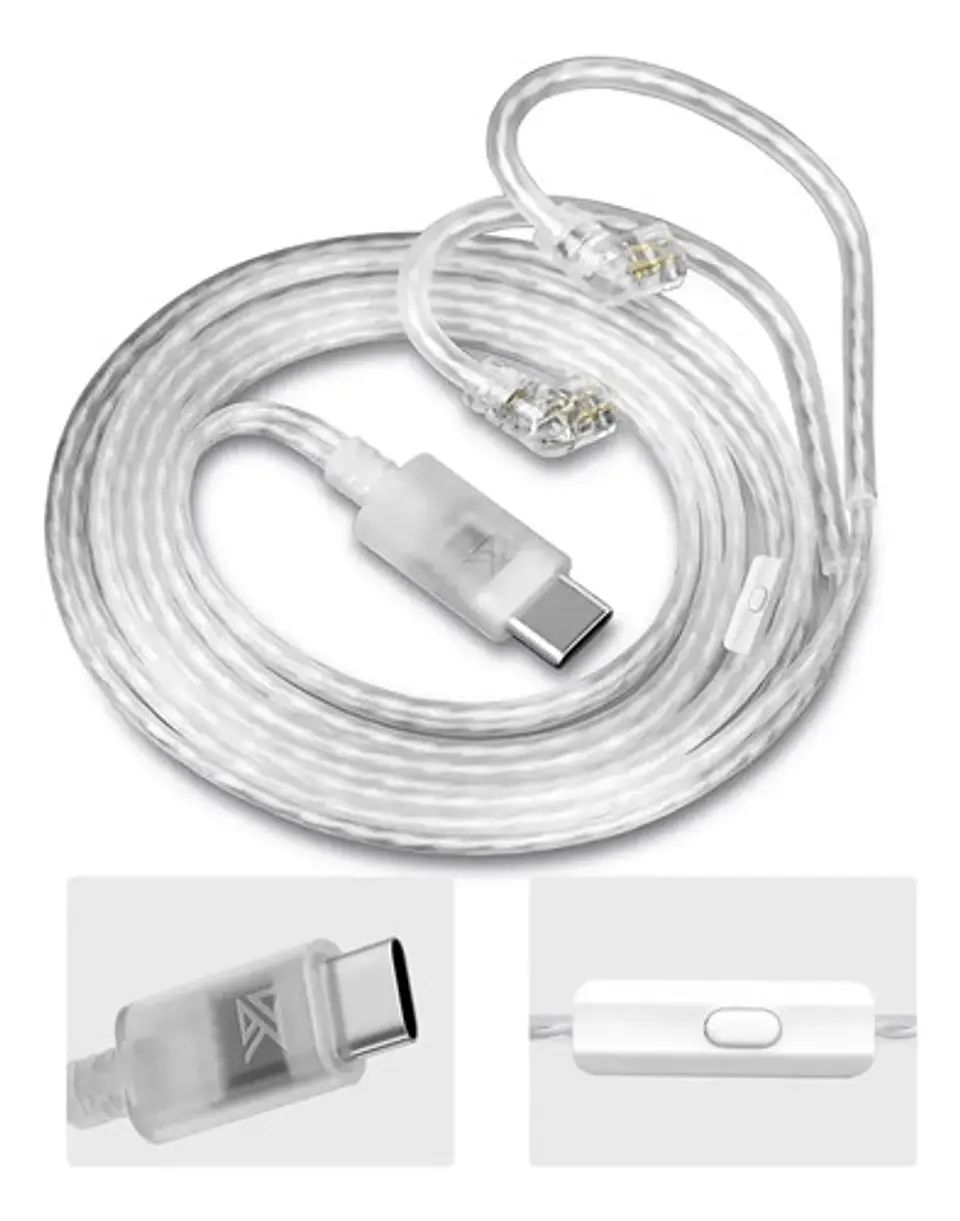 Cable KZ DAC USB Tipo C Con O Sin Micrófono | Inearstore 1