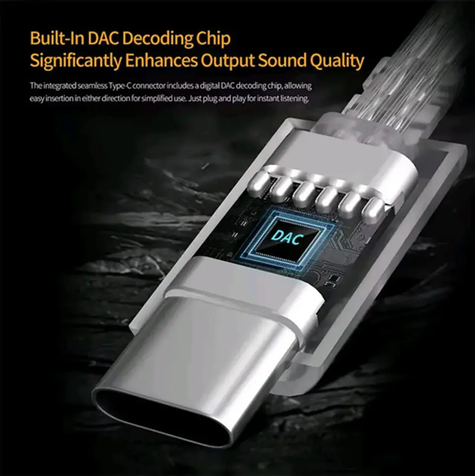 Cable KZ DAC USB Tipo C Con O Sin Micrófono | Inearstore 8