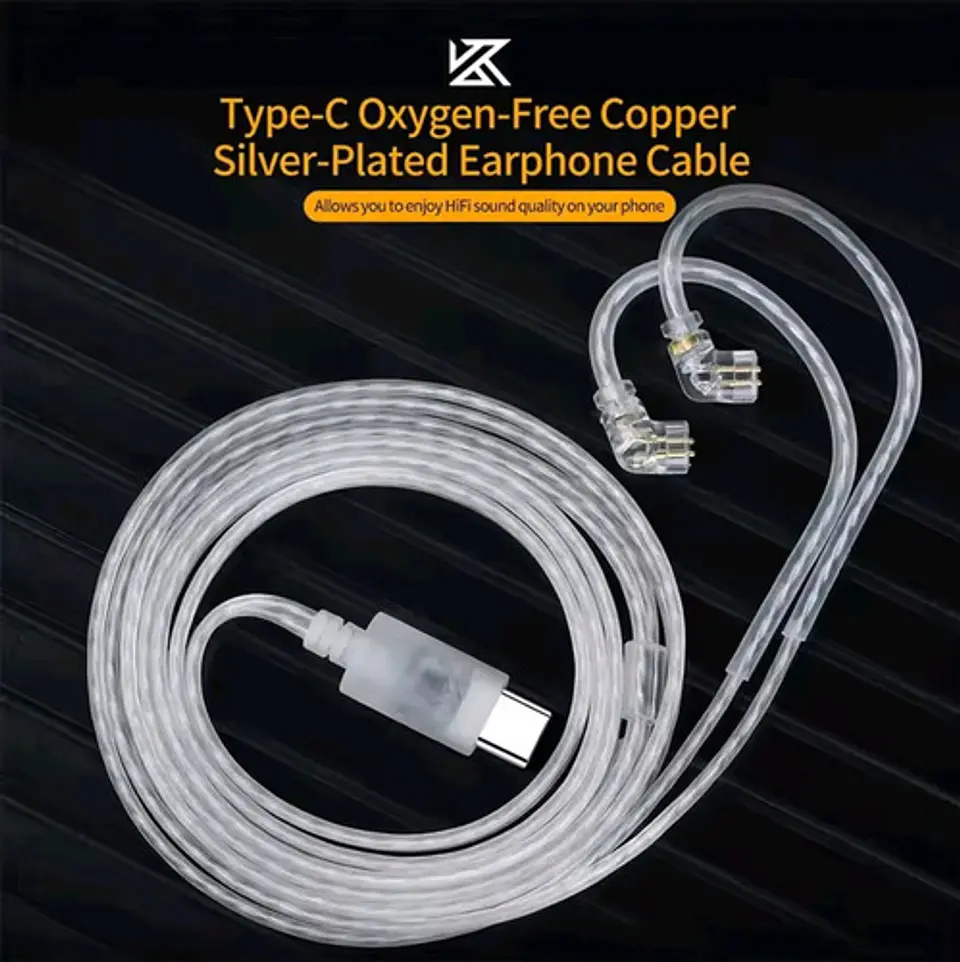 Cable KZ DAC USB Tipo C Con O Sin Micrófono | Inearstore 16
