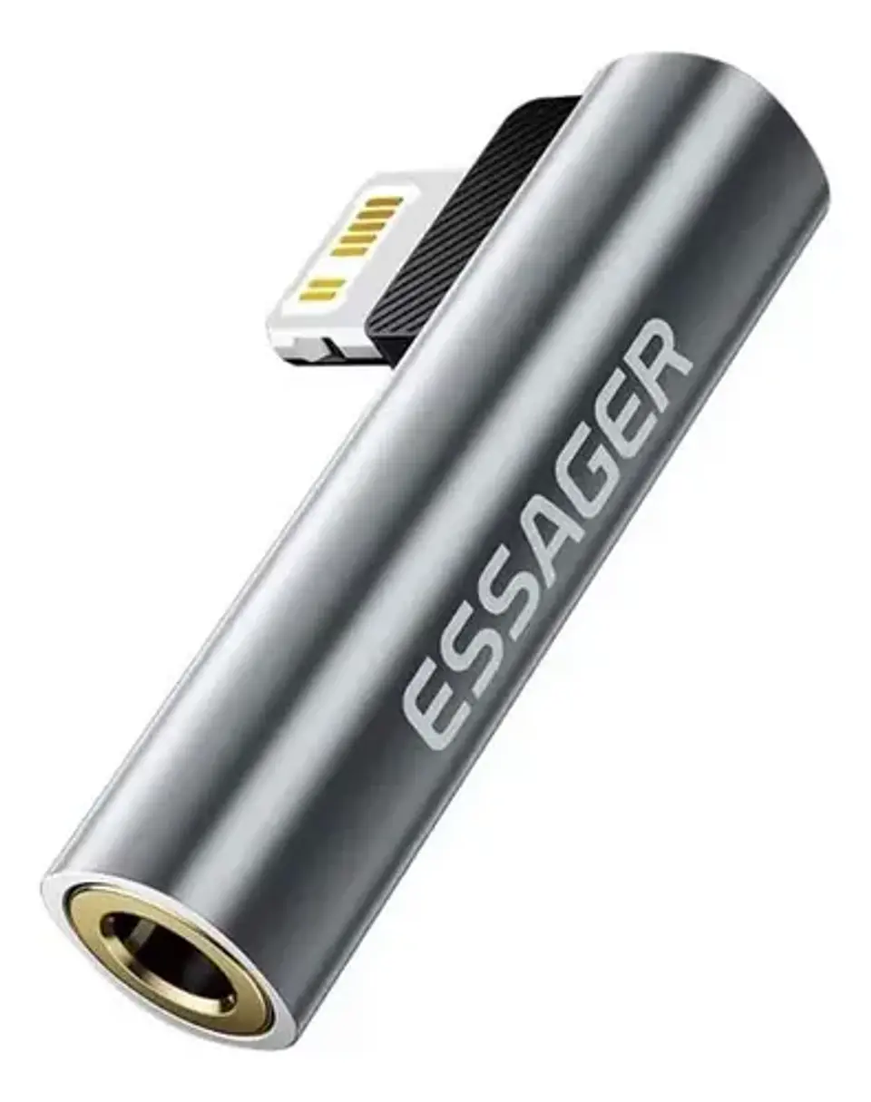 Adaptador Horizontal Audífonos Essager Jack 3.5mm Usb-c o iPhone 6