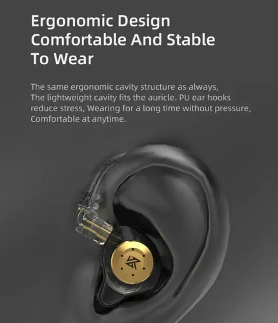 Audífonos KZ EDX Pro Hifi IEM Clear 1DD | Sin Micrófono 7